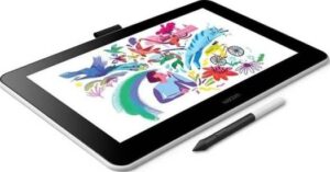 Wacom One Creative Pen Display, 13.3 Inch Pen - Black | DTC133W0B