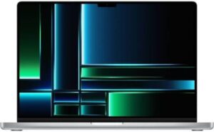 Apple MacBook Pro-2023, 16" Liquid Retina XDR Display, M2 Max Chip with 12 Core CPU & 38 Core GPU, 32GB RAM, 1 TB SSD, FaceTime HD 1080p Camera, Backlit English -French Magic K/B, Silver | MNWE3C/A