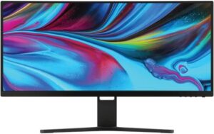 Xiaomi Curved Gaming Monitor, 30" WFHD Display, 2560 x 1080 Resolution, 200Hz Refresh Rate, 4ms GTG Response Time, 1800R Curvature, AMD FreeSync Premium Technology, Black | RMMNT30HFCW