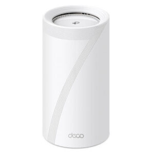 TP-Link Deco BE85 Tri-Band WiFi 7 BE19000 Whole Home Mesh System, Up to 19 Gbps WiFi Speed, 10Gbps WAN/LAN Port, 2.5 Gbps, 8 Antennas, AI-Roaming, 44 MU-MIMO, HomeShield, (1-Pack) White | Deco BE85