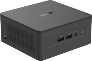ASUS NUC 13 Pro RNUC13ANHI700002I Barebone Kit, Intel Core i7-1360P, 2x SODIMM Slots, M.2 2280 NVMe, M.2 2242 & 2.5" SATA Storage Slot, Intel Iris Xe Graphics, EU Cord, Black | 90AR00C1-M000K0