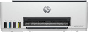 HP Smart Tank 580 All-in-One Printer, 33 Segments + 1.2" iCON LCD Display, 12ppm Black & 5ppm Color Print Speed, Up to 1200dpi Resolution, 10cpm Black & 2cpm Color Copy Speed, White | 1F3Y2A
