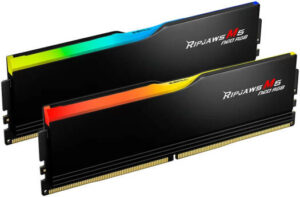 G.SKILL Ripjaws M5 Neo RGB Series 32GB (2x16GB) DDR5 Dual Channel Kit Desktop Memory Kit, 6000 MT/s Memory Speed, CL36-48-48-96 Latency, AMD EXPO, 1.25V Voltage, Black | F5-6000J3648D16GX2-RM5NRK