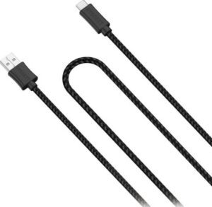 Cygnett USB-C To USB-A Cable 3.2GEN Fast Charging, Strong Cable, Portable, Data & Sync, Flexible - 5GBPS - for Smartphones / DJI / GPS / DVR / GoPRO / Computers - Braided - 2M/6ft - Black | CY2050PCUS