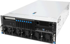 HPC AMD EPYC 4U Server, AMD 2x EPYC 9655 96C 192T Up to 4.5GHz, 8x NVIDIA H200 NVL 141GB, 2.304TB DDR5 RAM, 4TB NVMe Gen4 + 2x 1.92TB + 3x 7.68TB SAS Enterprise SSD, 2x 10GbE LAN ports, 4x 3200W PSU