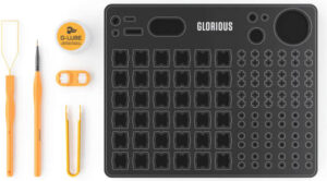 Glorious Lube Kit, Mechanical Switch and Stabilizer Lubrication Acrylic Platform, Included Keycap Puller, Switch Puller, Switch Opener, Lube Brush, G-Lube Synthetic Lubricant | GLO-ACC-LUBE-KIT