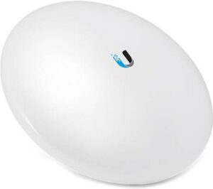Ubiquiti Networks NBE-5AC-GEN2 NanoBeam ac Gen2 airMAX ac CPE with Dedicated Management, 450+ Mb/s Throughput, 2 x 10/100/1000 ETH Ports, Wi-Fi Radio for Mgt, White | NBE-5AC-GEN2