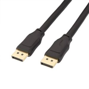 Mindpure Male to Male Displayport 4K Cable, Gold Plated Connector, PVC Jacket, 1.5 Meter Length, Black |