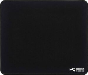 Glorious G-L Extended Gaming Mouse Pad/Mat, Long Black Cloth, Mousepad, Stitched Edges, 11x13 | G-L