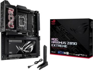 ASUS ROG Maximus Z890 Extreme LGA 1851 ATX Motherboard, Intel Z890 Chipset, 4x DDR5 DIMM Slots, Up to 192GB Max Memory, Wi-Fi 7 & BT 5.4, 2x PCIe 5.0 x16 Slots, 6x M.2 Slots | 90MB1IA0-M0EAY0