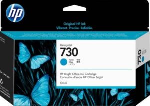 HP 730 130-ml Cyan DesignJet Ink Cartridge | P2V62A
