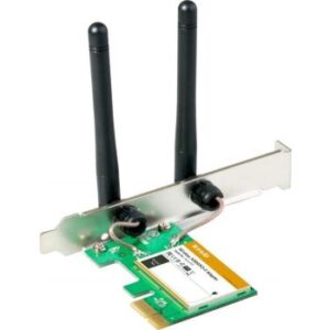 Tenda W322E Wireless N300 PCI Express Adapter, 2.4GHz Up to 300Mbps Data Rate, <20dBm (EIRP) Transmission Power, 2dBi External Antenna | W322E