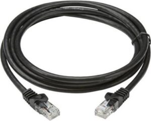 AICO 3M Cat6 Unshielded Network Cable RJ45, 3 Meters, UTP, Black Ethernet / Patch / LAN / Router / Modem Lead | AICO 3M Black