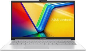 ASUS Vivobook 15 Laptop, 15.6'' FHD IPS Display, Intel Core I7-1255U, 8GB RAM, 512GB SSD, Intel Iris Xe Graphics, ENG KB, Free DOS, Cool Silver | 90NB1022-M01E50