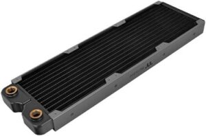 Thermaltake Pacific SR360 Radiator, 28mm Thick, 3x 120mm fans Compatible, 17 FPI Copper Fins, 12 Flats Tubes, Detachable Side Panels, Black | CL-W413-CU00BL-A