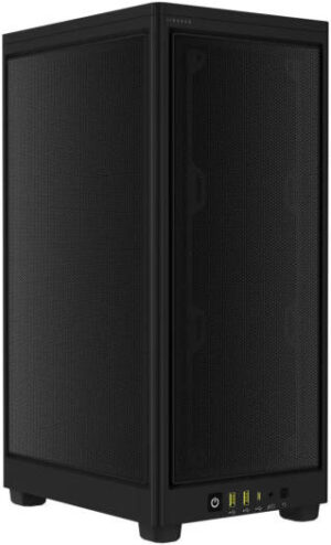 Corsair 2000D AIRFLOW Mini-ITX PC Case, Optimal Airflow Design, Mesh on All Sides, Up to 360mm Radiator & 8 Fans Support, Black | CC-9011244-WW