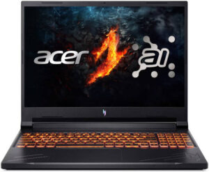 Acer Nitro V 16 ANV16-71-79JC Gaming Laptop, 16" WUXGA IPS 165Hz Display, Intel Core i7-14650HX, 16GB RAM, 512GB SSD, GeForce RTX 4050 6GB Graphics, English-Arabic K/B, Win11, Black | NH.QTNEM.003