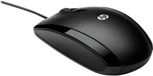 HP X500 Wired USB Mouse, Three Programmable Buttons, Optical Sensor, Scroll Wheel, Windows & Mac Compatible, Black | E5C12AA#UUF