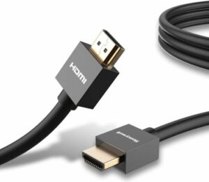 Honeywell High-Speed HDMI v2.0 Cable with Ethernet, 3D/4K@60Hz UHD Resolution, 5 Mtr (16.5 ft), 18GBPS,High Speed, Compatible with All HDMI - Enabled Devices | HC000010/HDM/5M/BLK/SLM