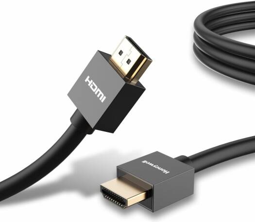 Honeywell High-Speed HDMI v2.0 Cable with Ethernet, 3D/4K@60Hz UHD Resolution, 5 Mtr (16.5 ft), 18GBPS,High Speed, Compatible with All HDMI - Enabled Devices | HC000010/HDM/5M/BLK/SLM