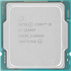 Intel 11th Gen Core i5-11400F CPU Processor, 6 Cores & 12 Threads, 4.4 GHz Maximum Turbo Frequency, LGA 1200  | 11400FTRAY