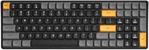 Darkflash GD100 100 Key Hotswap Wired + 2.4G Wireless Mechanical Keyboard, 100% Anti-Ghosting, PBT Dual Colors Keycap, USB Type-C Charging Port, English Layout, Brown Sugar | GD100