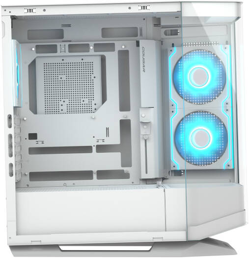 Cougar FV270 RGB ATX Mid Tower Case, 3x Pre-Installed Reversed ARGB PWM Fans & 1x ARGB PWM Fan, Up to 360mm Radiator Support, 7 Expansion Slots, PWM & RGB Hub Sync with M/B, White | 3858M60.0006 - Image 10