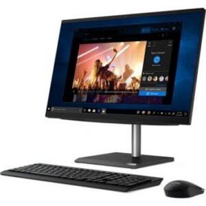 Lenovo All In One V30a-24 Desktop Computer, 23.8 Inches Non-Touch, 10th Gen Intel Core i5-10210U, 4GB DDR4 RAM, 1TB HDD,  DOS, Eng Keyboard, Black | 11LA0036UM