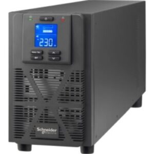 Schneider Electric SRVS 2000VA Easy UPS, 230V Output Voltage, Tower Type, 1600W Rated Power, 1.50m Cable Length, 4 IEC 60320 C13 Power Socket Outlets, Black | SRVS2KI