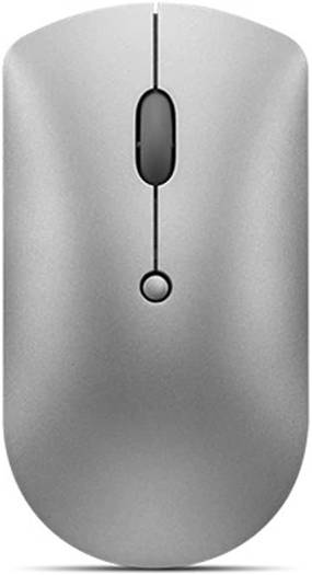 Lenovo 600 Bluetooth Silent Mouse, Low Profile Design, 3-Level Adjustable DPI (2400, 1600, 800), Bluetooth 5.0, Blue Optical Sensor, 2-Way Scroll Wheel,3 Buttons, Iron Grey | MB230B
