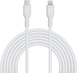 Powerology Type-C to Lightning Cable 2M PD 60W - White | PWCTL2M-WH