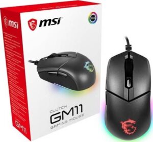 MSI Clutch GM11 RGB Lighting PMW-3325 Optical Gaming Mouse, 7 lighting effects, PMW-3325 Optical Sensor, Black, USB | S12-0401650-CLA