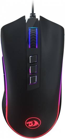 Redragon King Cobra 2 Gaming Mouse, PMW3389 Sensor, Up to 24000 DPI Resolution, LK Opticals Switch, 7 Programmable Buttons, USB Connectivity, Nylon Braided Cable, Black | M711-FPS-1