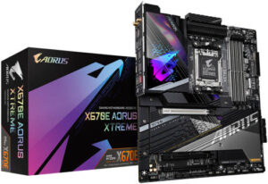 GIGABYTE X670E AORUS XTREME AM5 E-ATX Motherboard, AMD X670 Chipset, 4 x DDR5 DIMM Up to 192GB Max Memory, Wi-Fi 6E AX210 / BT 5.2, PCIEX16, 1x M.2, 2x USB Type-C, 1 x HDMI / 1x DP | X670E A-XT