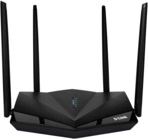 D-Link Wireless N300 Router, 4x 5dBi External Antenna, 3x 10/100 LAN Ports, 1x 10/100 WAN Port, Network Interface Card, VPN Pass-Through, Black | DIR-650IN
