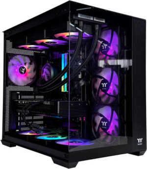 EntryX Gaming PC - Intel Core i7-14700KF 20 Cores 28 Threads, NVIDIA RTX 5070 12GB, 32GB DDR5 RAM 6000MHz, 1TB SSD Gen 4, 650W 80 PLUS PSU, 360mm Liquid Cooler, Wi-Fi + BT