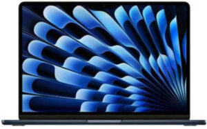 Apple MacBook Air 2024 Laptop, 15.3'' Liquid Retina Display, M3 Chip, 10-core GPU, 8GB RAM, 512GB SSD, Touch ID, Backlit Magic Keyboard ENG, International Version, Midnight | MRYV3