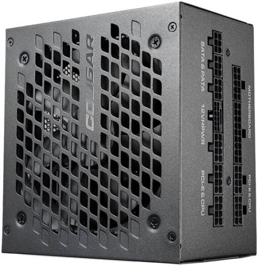 Cougar GEX X2 1000 Fully Modular Power Supply, 80 Plus Gold Efficiency, 1000W Output Power, Zero Fan Noise Mode, Fan Curve Tuning, Durable HDB Fan, 12VHPWR Connector, Black | 31GT100009P01 - Image 2