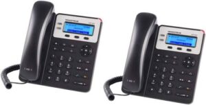 Grandstream GXP1625, 2 SIP acct, SMB IP Phone, Multi-language PoE Bundle of 2