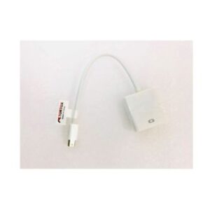 Tortox Mini DisplayPort to DVI Adapter, Thunderbolt Port Compatible, White | Mini DP to DVI