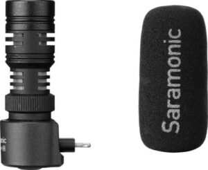 Saramonic Smartmic, With Di Compact Directional Microphone For Apple iPhone/iPad - Black | AWP-7365