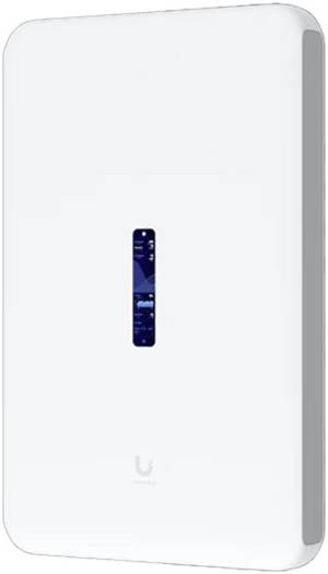 Ubiquiti Networks Dream Wall UniFi Cloud Gateway, 4.7" Touchscreen, ARM Cortex-A57, 4GB RAM, 16GB Storage, Up to 2.7 Gb/s Throughput, WiFi6, Dual-Band, Wall Mount, 300+ Clients, White | UDW