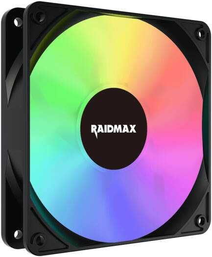 Raidmax X-AIR 4IN1 aRGB Case Fan, 120mm Fan Size, 1200 RPM Fan Speed, 34.26 CFM Fan Airflow, Dynamic Hydraulic Bearing Type, Pack Of 4, Black | NV-X120FBDC4 - Image 3
