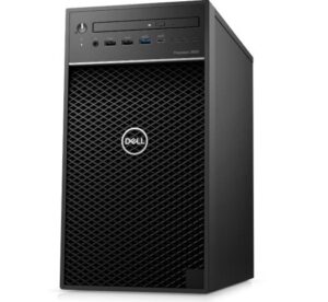 Dell Precision T3650 Tower Workstation, Intel Xeon W-1250 Processor, 16GB (2x8GB) RAM, 2TB HDD Storage, 2GB Nvidia Quadro P620, Windows 10 Pro, 8x DVD+-RW, Black | D-WS-T365016G2T-PS