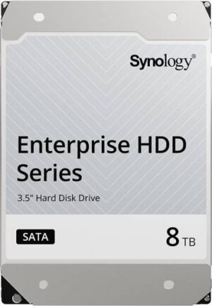 Synology 8TB SATA III 3.5" Internal Enterprise HDD, Up to 230 MB/s Sustained Transfer Rate 7200 rpm Disc Speed, 256MB Cache, 2.5 Million Hours MTTF, 550TB Workoad / Year | HAT5310-8T