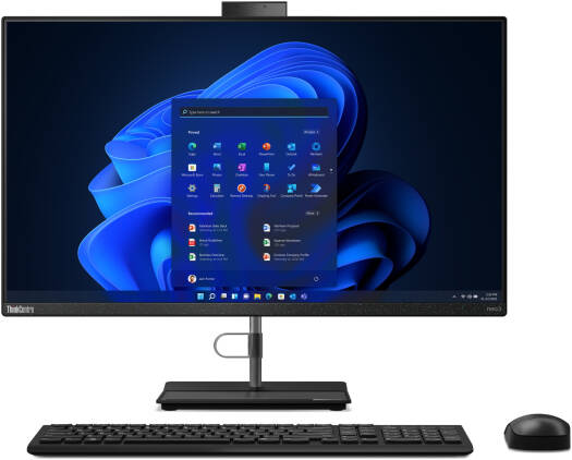 Lenovo ThinkCentre neo 30a 27 AIO PC, 27" FHD IPS Display, Intel Core i7-1260P, 16GB RAM, 512GB SSD, Intel Iris Xe Graphics, English (UK) USB Calliope K/B & Mouse, FreeDOS, Black | 12CB001YGP - Image 3
