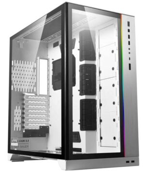 Lian Li O11 Dynamic XL ROG Certificated Tempered Glass E-ATX Full Tower Gaming Case - White | G99.O11DXL-W.00