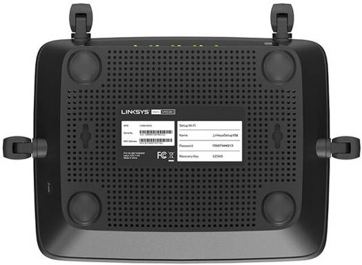 Linksys MR8300 Tri-Band Mesh AC2200 Wi-Fi 5 Router, Up to 2200 Mb/s Speed, Multi-User MIMO Technology, 2200 sq ft Coverage, 4x 10/100/1000 Mb/s Ethernet LAN Port, Beamforming+, Black | MR8300 - Image 3