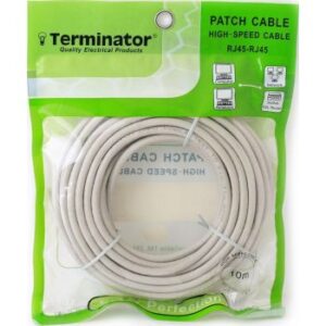 Terminator High Speed RJ45 Patch Cable 10 Meter - Grey | TRZ-TPCC6-10M