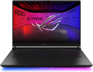 ASUS ROG Strix SCAR 18 Gaming Laptop, 18" WQXGA 240Hz HDR Display, Intel Core Ultra 9 275HX, 32GB RAM, 2TB M.2 SSD, NVIDIA RTX 5090 24GB, ENG RGB Backlit KB, Win 11 Pro, Eclipse Gray | G835LX-XS97